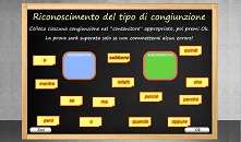 quiz sul riconoscimento del tipo di congiunzione